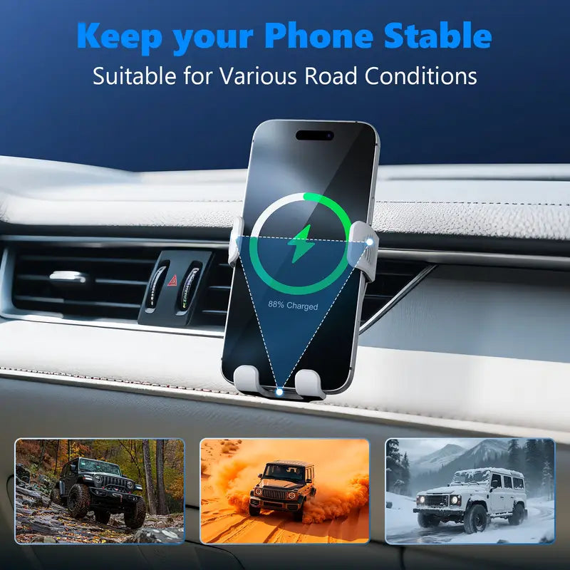 Aurra Tech MagSafe Car Mount Wireless Charger 15